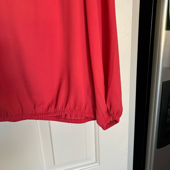 EUC Chaus Blouse XL Tangerine Color - Picture 3 of 5